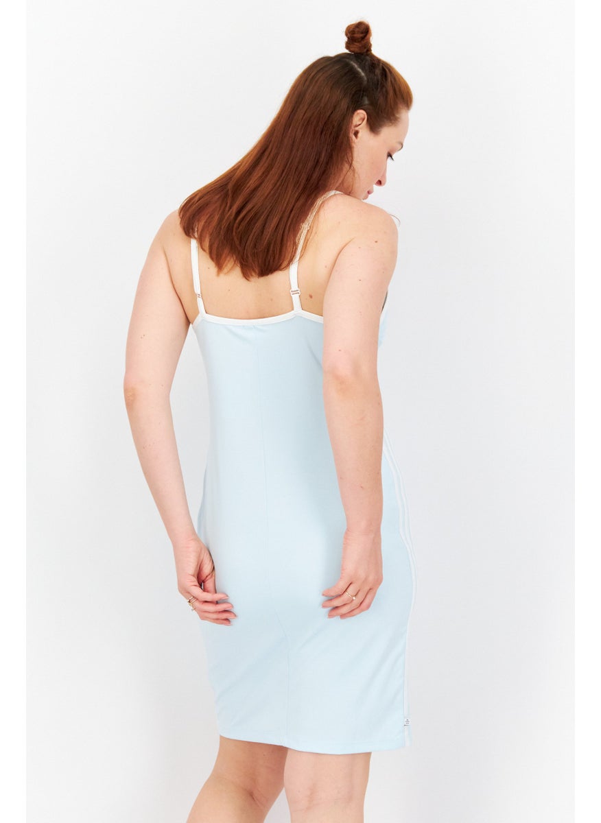 adidas Originals Women Sportswear Fit Dress, Light Blue  - Image 3