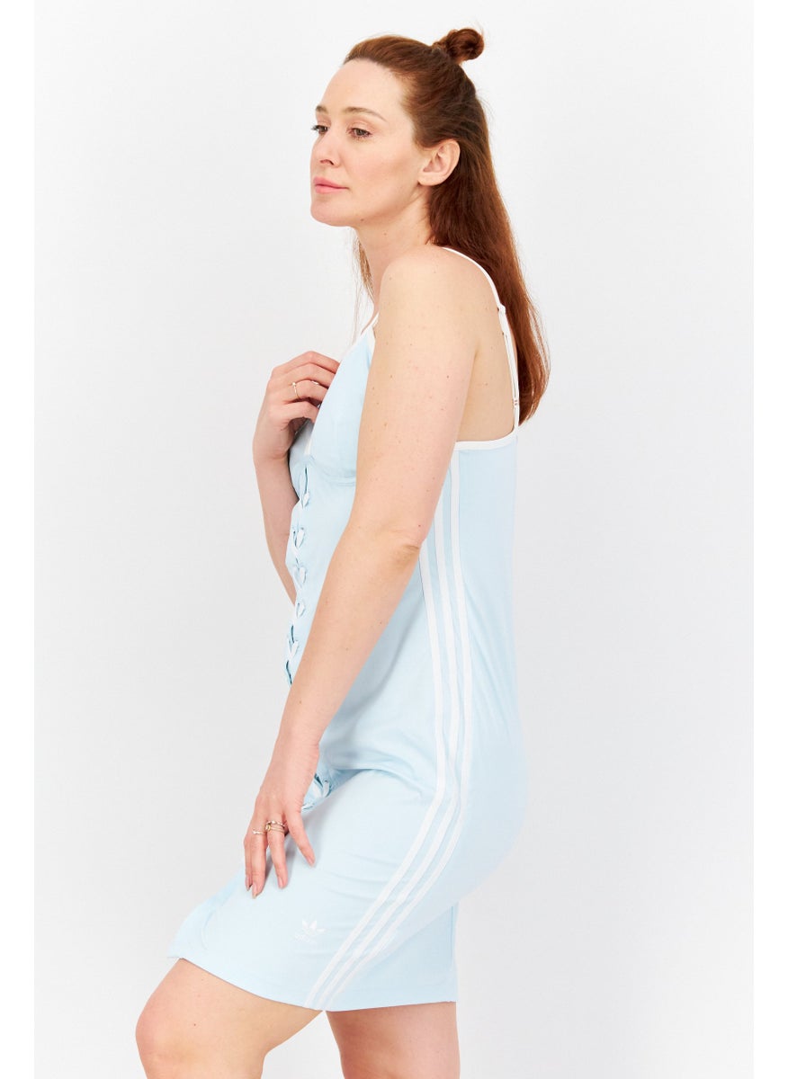 adidas Originals Women Sportswear Fit Dress, Light Blue  - Image 2