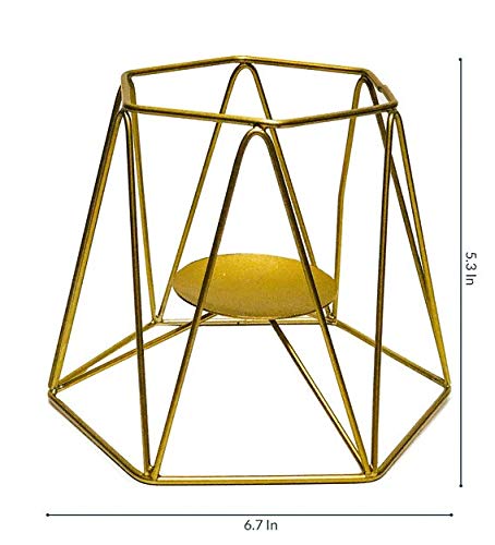 Quace Iron Candle Holder (Triangle) - Image 3