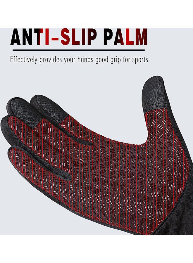 NIBEMINENT Cycling Gloves Touchscreen Waterproof Fleece Thermal Sports XL 15 x 3 12cm - Image 3