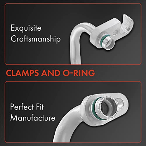 A-Premium A/C Discharge Line Hose Assembly Compatible with Nissan Altima 2013-2018 L4 2.5L, Compressor to Condenser - Image 3