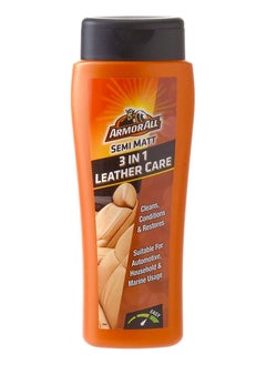ARMOR ALL Leather care Cleans Condition & Restores Suitable For Automotive Household & Marine Usage Armor All Semi Matt 3 in 1  - Image 2