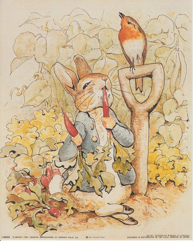 Impact Posters Gallery The Tale of Peter Rabbit Beatrix Potter Kids Room Four Set 8x10 Wall Decor Art Print Poster - Image 2