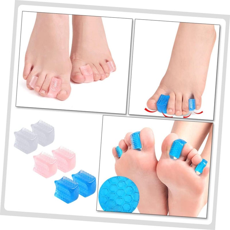 GALPADA 6pcs Toe Separators for Women Men Hallux Toe Isolation Separators Foot Adjuster Inserts - Image 4