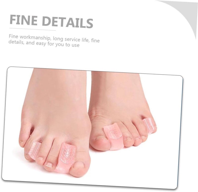 GALPADA 6pcs Toe Separators for Women Men Hallux Toe Isolation Separators Foot Adjuster Inserts - Image 5