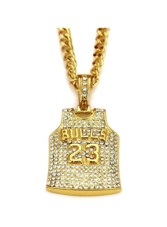 NIBEMINENT 23rd Jersey With Diamond Pendant Necklace - Image 2