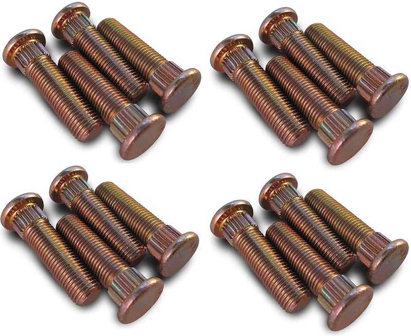 Muzzys Set of 16 7518378 Wheel Studs FITS 20052025 Polaris Quads Sportsman Scrambler Trail Boss Blazer Hawkeye Ranger RZR ACE 330 400 450 499 500 570 700 800 900 48V EV 3824 Thread x 15 Long