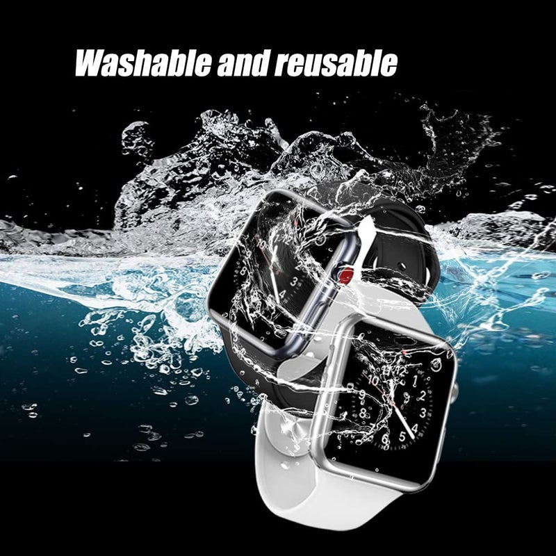 Ailun for Apple Watch Series 11/10 Screen Protector Case [46mm], Ultra-Thin Hard PC Case Built in Tempered Glass for iWatch, Shockproof Cover with Button [2 Pack][Clear] - Image 5