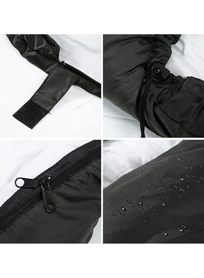 AUTOYSUR Sleeping Bags Camping with Compression Sack, Ultralight Backpacking Sleeping Bags with Zipper, Suitable for Warm & Cold Weather for Hiking, Traveling, Outdoor Adventure Black - Image 5