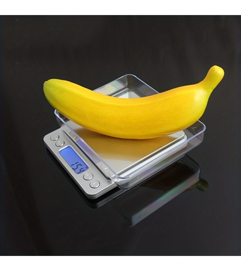 ميزان مطبخ رقمي لوزن الطعام والمجوهرات والطرود البريدية، سعة 500 جرام بدقة 0.01 جرام، شاشة LCD. - Image 3