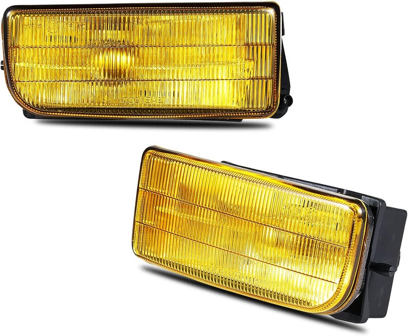 WEISIGAO Fog Lights for BMW 3 Series (1992-1999) - Yellow Lens, H1 Bulbs, 1 Pair - Image 1