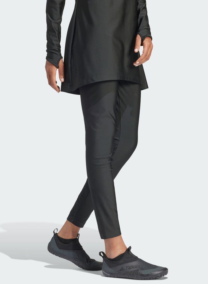 Adidas 3 Stripes Swim Tights - Image 5