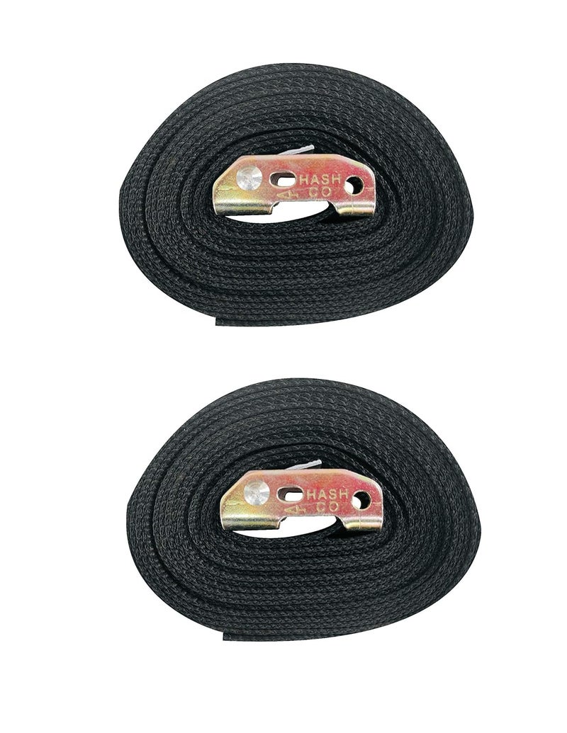Hashco ABS , Polycarbonate nylon , Birch wood Sports Roman Gymnastics Ring - ONLY Black Straps & Buckles (2) - Image 1