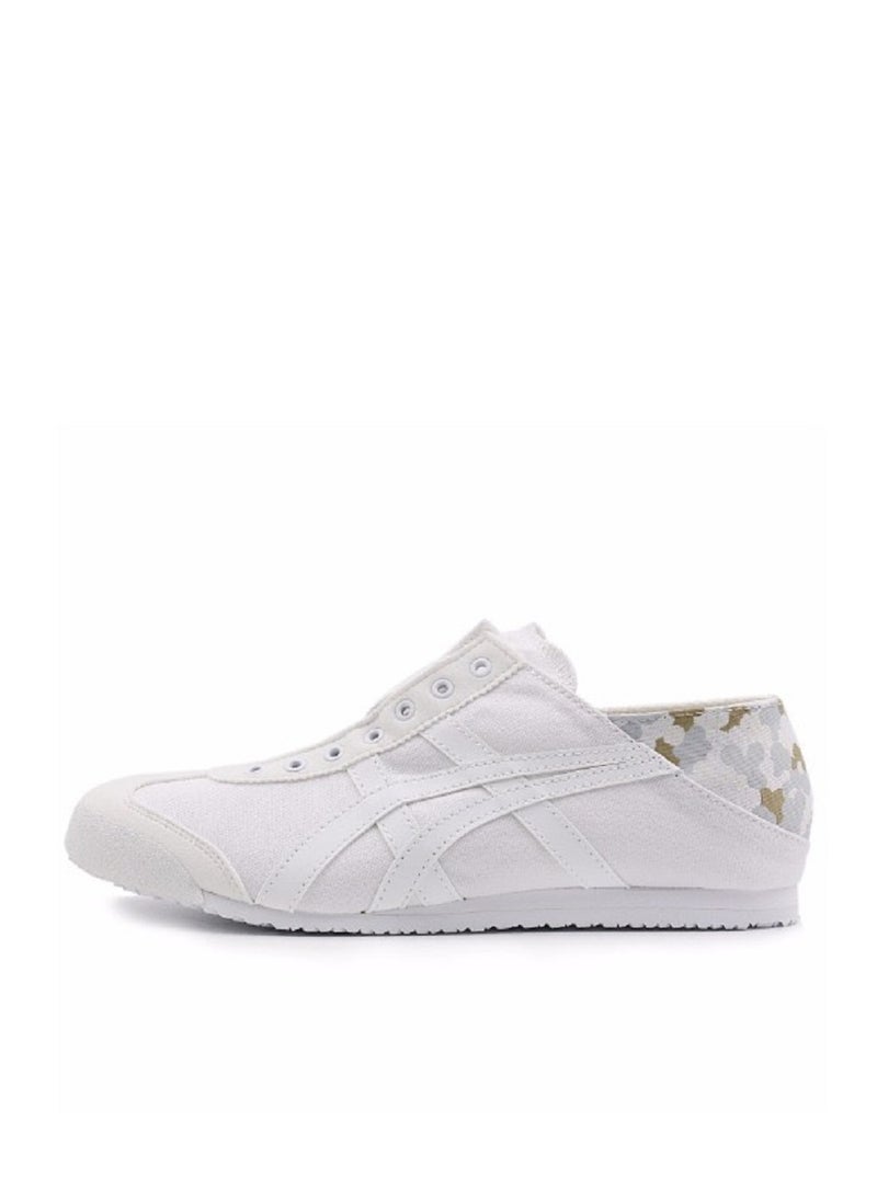 Onitsuka Tiger - MEXICO 66 Slip-On Canvas Casual Colorblock Sneakers Shoes White/Gray camouflage - Image 1