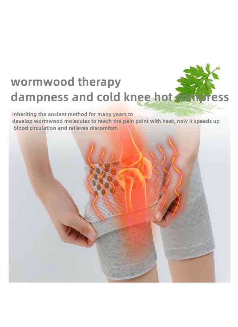 Generic - Knee Pads Warm Old Cold Legs Mugwort Self-Heating Men's And Women's Leggings Paint Joint Mutual Knee - Image 1