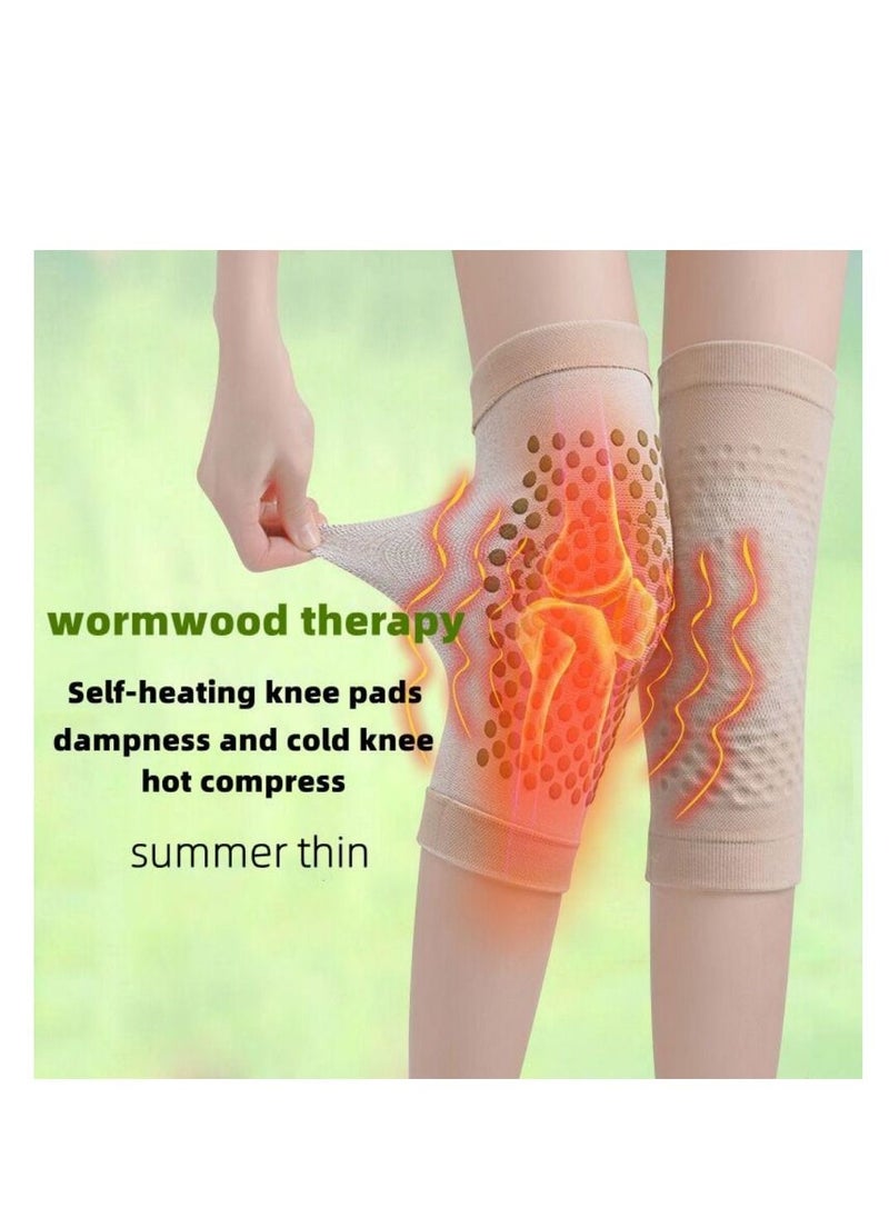 Generic - Knee Pads Warm Old Cold Legs Mugwort Self-Heating Men's And Women's Leggings Paint Joint Mutual Knee - Image 1