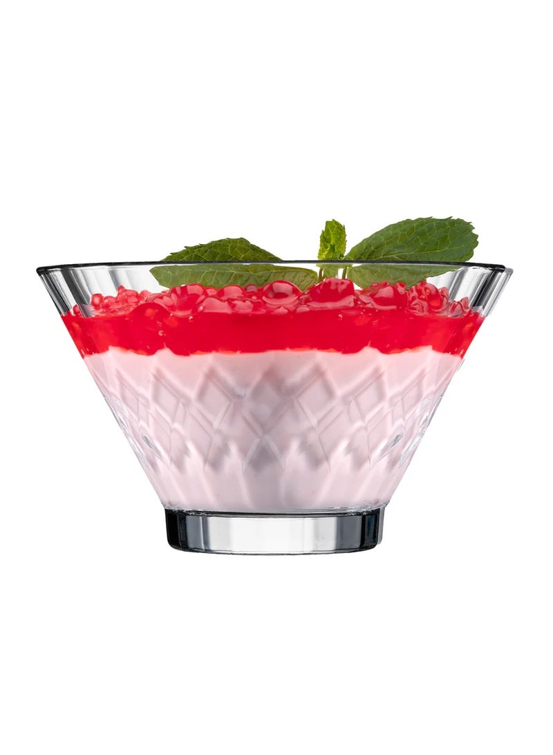 Paşabahçe طقم وعاء فانيلا من باساباخه 320 مل – 6 قطع من الأوعية الزجاجية - Image 1