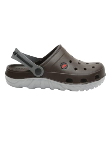 ADDA (LABEL) TM-STORM || Durable & Comfortable || EVA Sole || Lightweight || Fashionable || Super Soft || Outdoor Slipper || Clogs For Men, 9 UK, Brown - Image 2