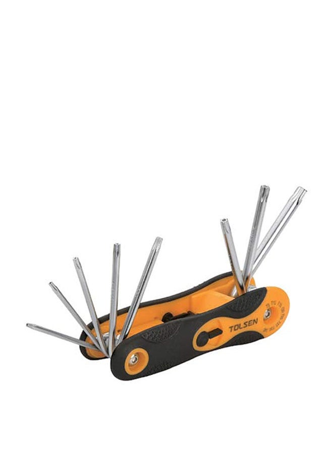 TOLSEN Tolsen Folding Torx Hex Key Set (8 Pieces) 