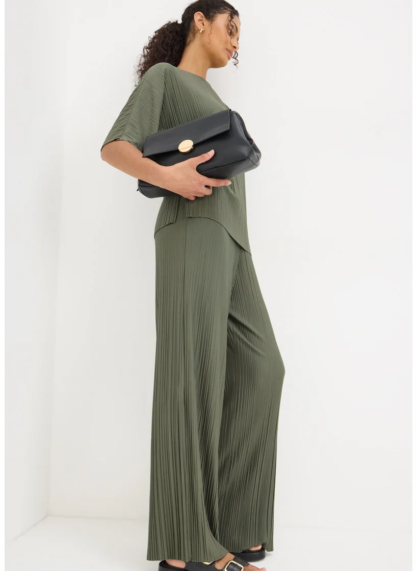 Matalan Khaki Co-Ord Trousers