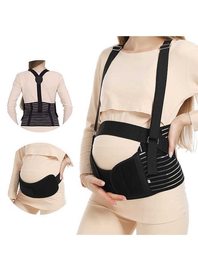 Bukela Maternity Belt Pregnancy Support Bump Band Abdominal Support Belt Belly Back Bump Brace Strap Prenatal Back Brace to Pregnant Women, Abdomen Pain Reliever - Image 1