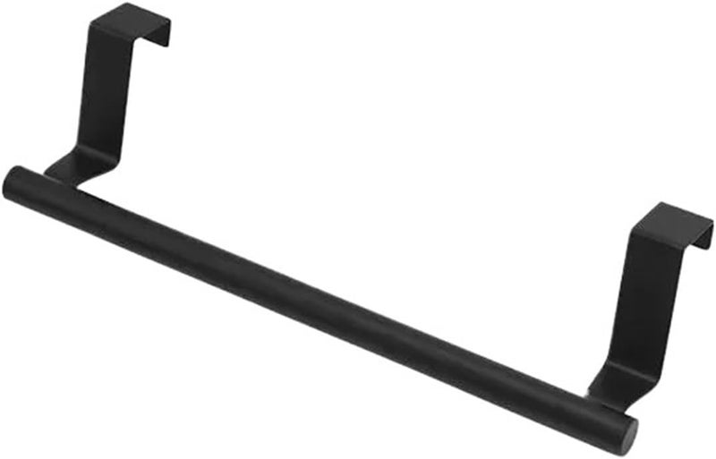 Towel Ring 2pcs Towel Rod Cabinet Towel Rack Storage Organizer Bathroom Door Hanging Towel Rack Punch-Free Rag Hanger for Hanging - Image 1