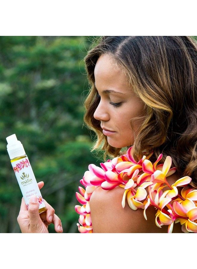 Malie Organics Plumeria All Natural Organic Therapeutic Botanical Beauty Oil Moisturization & Nourishment For Any Skin Type. - Image 3