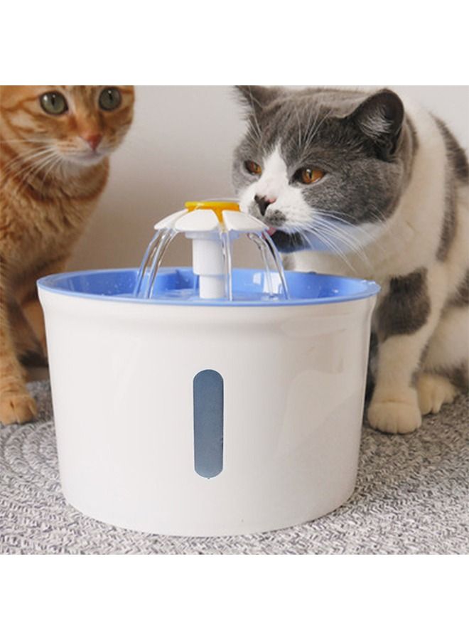 النافورة المائية للقط، 1.6 لتر اوتوماتي النافورة مع نافذة مستوى الماء للقطط والكلاب الصغيرة - Image 4