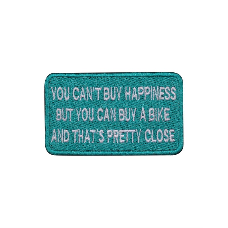 MERC Embroidered Biker Patches Happiness - Image 1