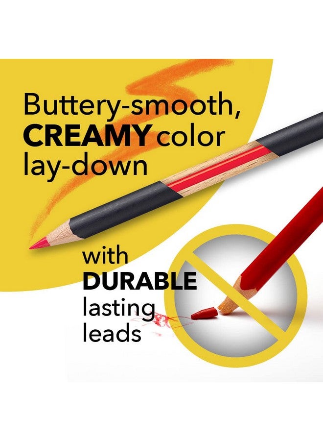 Castle Art Supplies 120 Colored Pencils Set | Quality Soft Core Coloring Pencils for Adults, Professionals and Colorists | Protected and Organized in Presentation Tin Box - Image 3