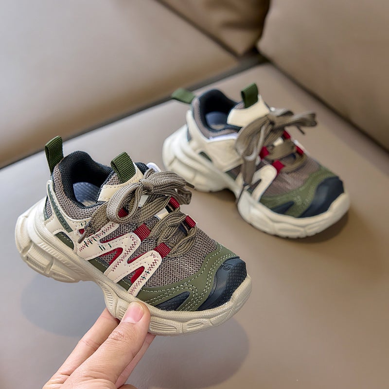 Mesh Sneakers Lightweight Flexible Sole Walking Shoes For Kids Indoor And Outdoor Activities - Image 4