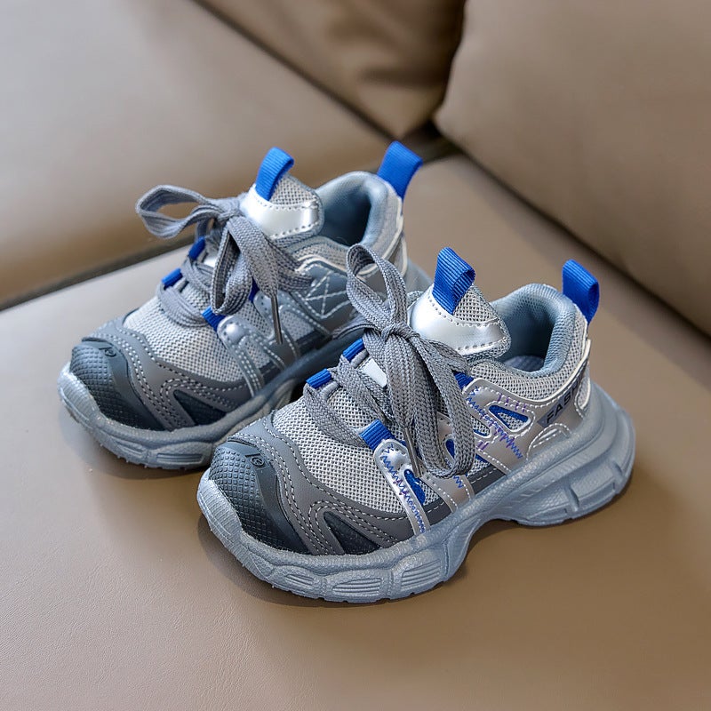 Mesh Sneakers Lightweight Flexible Sole Walking Shoes For Kids Indoor And Outdoor Activities - Image 3