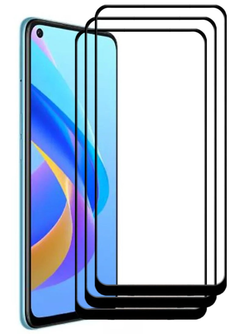 ACLIX 3 Pieces Antistatic ESD Dustproof Premium Quality High Definition Tempered Glass Screen Protector Designed For Oppo A36 - Image 1