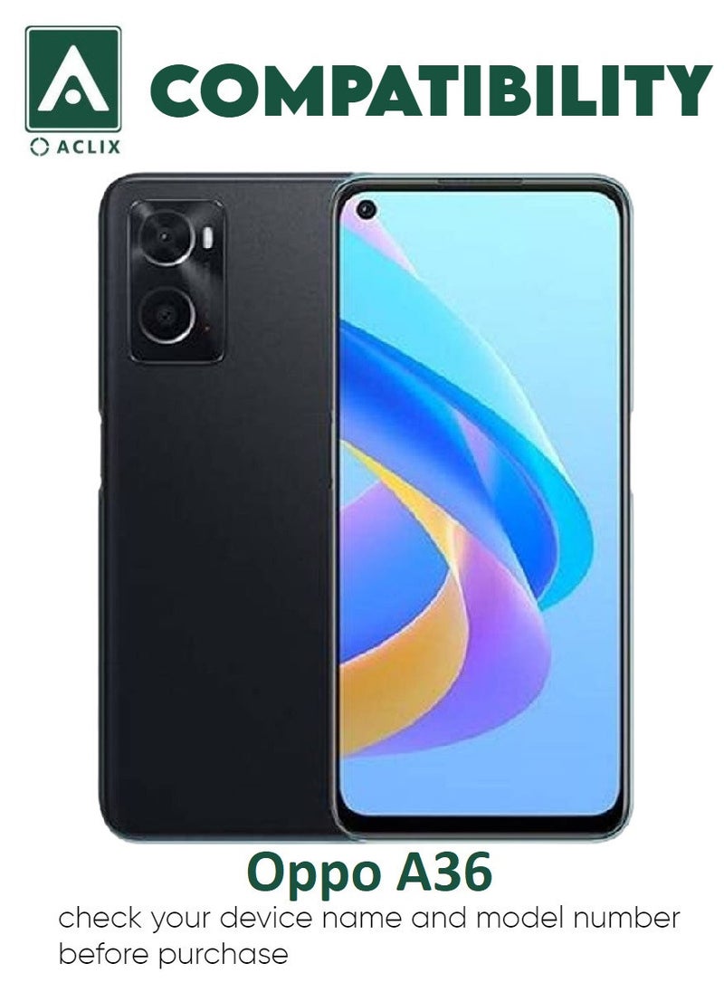 ACLIX 3 Pieces Antistatic ESD Dustproof Premium Quality High Definition Tempered Glass Screen Protector Designed For Oppo A36 - Image 3