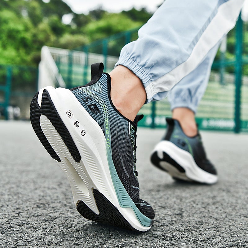 Plus Size Summer Sneaker Men'S Carbon Plate Running Shoes Lightweight Breathable Mesh Running Shoes Boys Side Shoes - Image 4