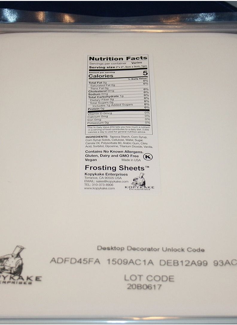 Kopykake - Frosting Sheets A3 Printable Kopykake  24 Count 41 x 26 cm - Image 1