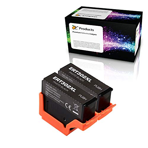 OCProducts Remanufactured Ink Cartridge Replacement 2 Pack for Epson 302 302XL for Expression Premium XP-6000 XP-6100 (Photo Black) - Image 5