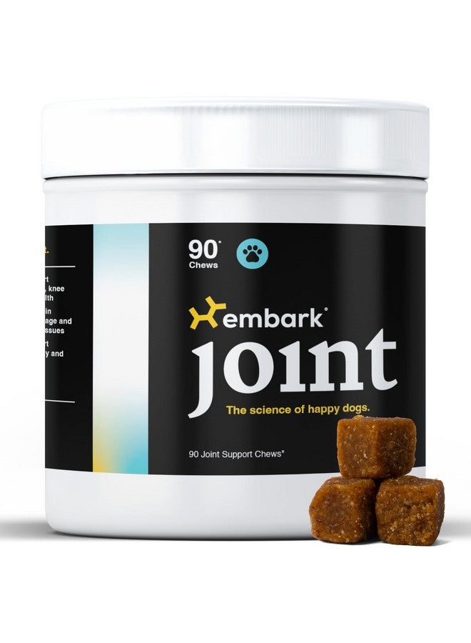 مكمل غذائي للمفاصل من إمبارك للكلاب - جلوكوزامين، كوندرويتين، مكمل غذائي للورك والمفاصل، يدعم صحة المفاصل - تركيبة بيطرية بمكونات طبيعية بالكامل - 90 قطعة مضغ ناعمة للكلاب من السلالات الصغيرة والكبيرة - Image 1