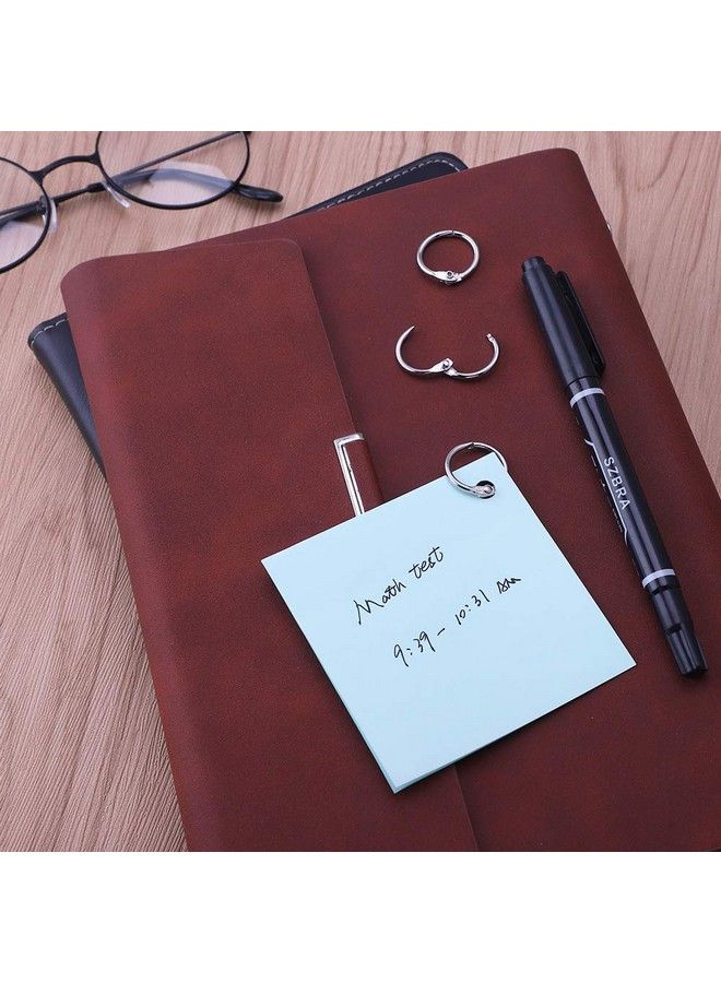 Antner Binder Rings 0.75 Inch Nickel Plated Metal Book Rings Loose Leaf Binder Rings Key Rings Notebook Paper Rings For Index Cards Flash Cards Rings For School Office Home 120 Pack  - Image 5