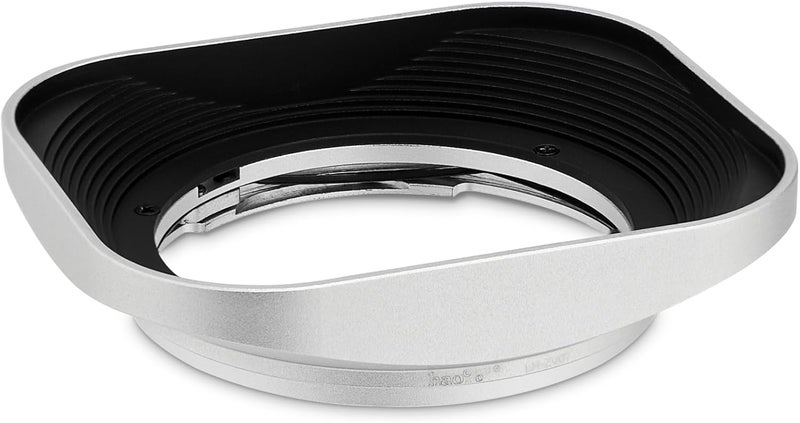 Haoge LH-ZV07 Square Metal Lens Hood for Carl Zeiss Biogon T* 2/35 35mm f2 ZM, C Biogon 2.8/35 35mm f2.8 ZM, Planar T 2/50 50mm f2 ZM; Voigtlander NOKTON Classic 35mm f1.4 VM, 40mm f1.4 VM as LH-6 - Image 1