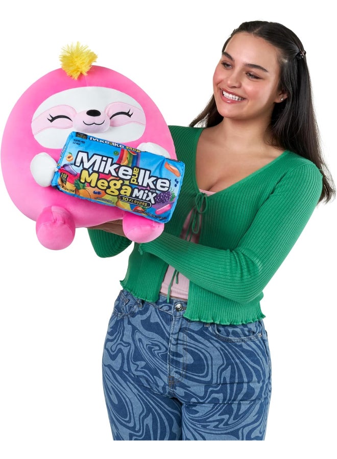Snackles Super Sized 35 cm, Sloth (Mike & Ike), by ZURU Cuddly Squishy Comfort 35 cm Plush with License Snack Brand Accessory (Sloth) - Image 4