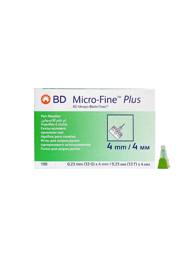 BD Micro-Fine Plus 32G 4mm Insulin Pen Needles – Pack of 30 - Image 3