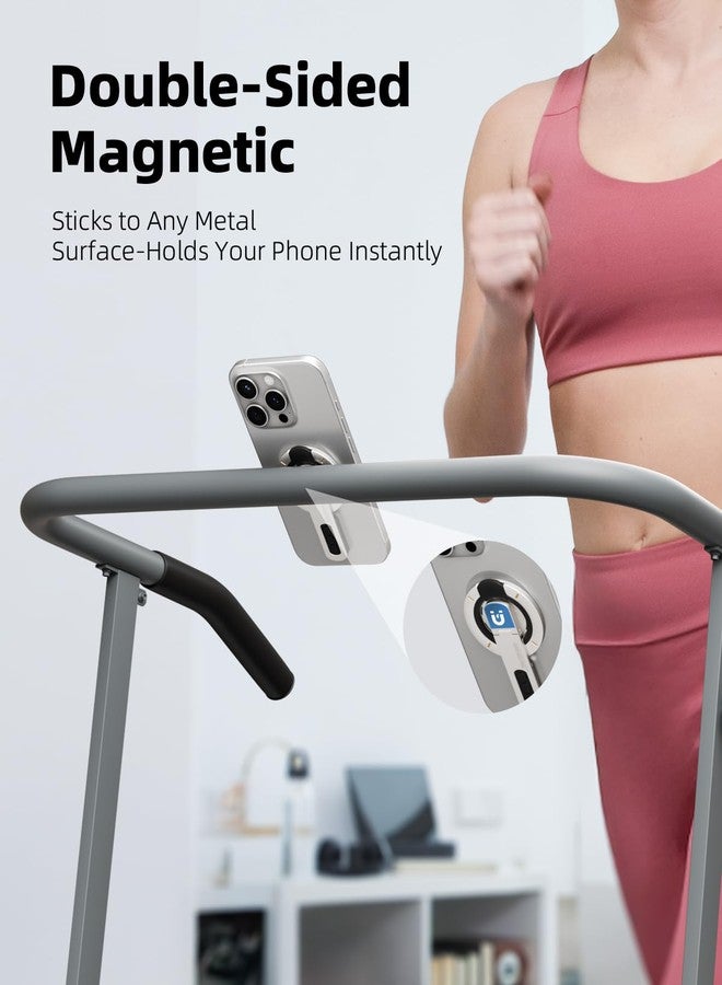 TODI for MagSafe Phone Grip Stand, 3-in-1 Magnetic Finger Ring Holder with Double-Sided Magnet, Fidget Toy Design, Magnetic Phone Stand for iPhone 16/15/14/13/12 Series (White) - Image 5