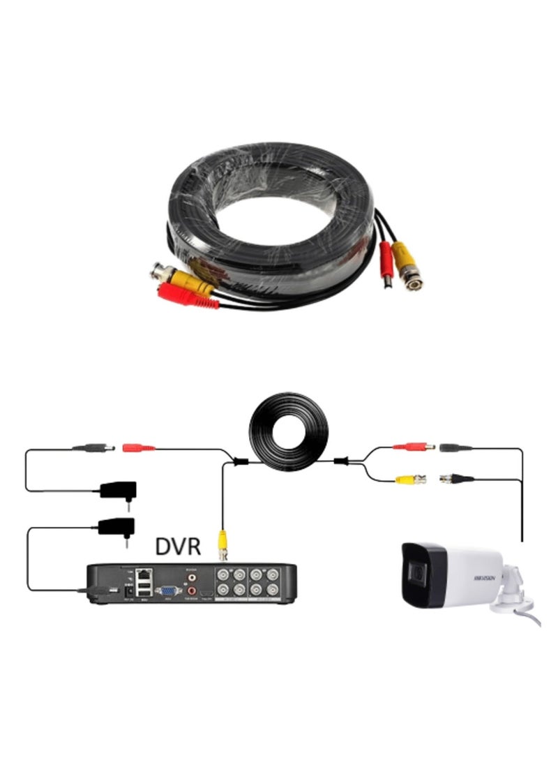40 meter cable and power supply connection The ideal solution for connecting surveillance cameras to the recording device easily and conveniently - Image 2