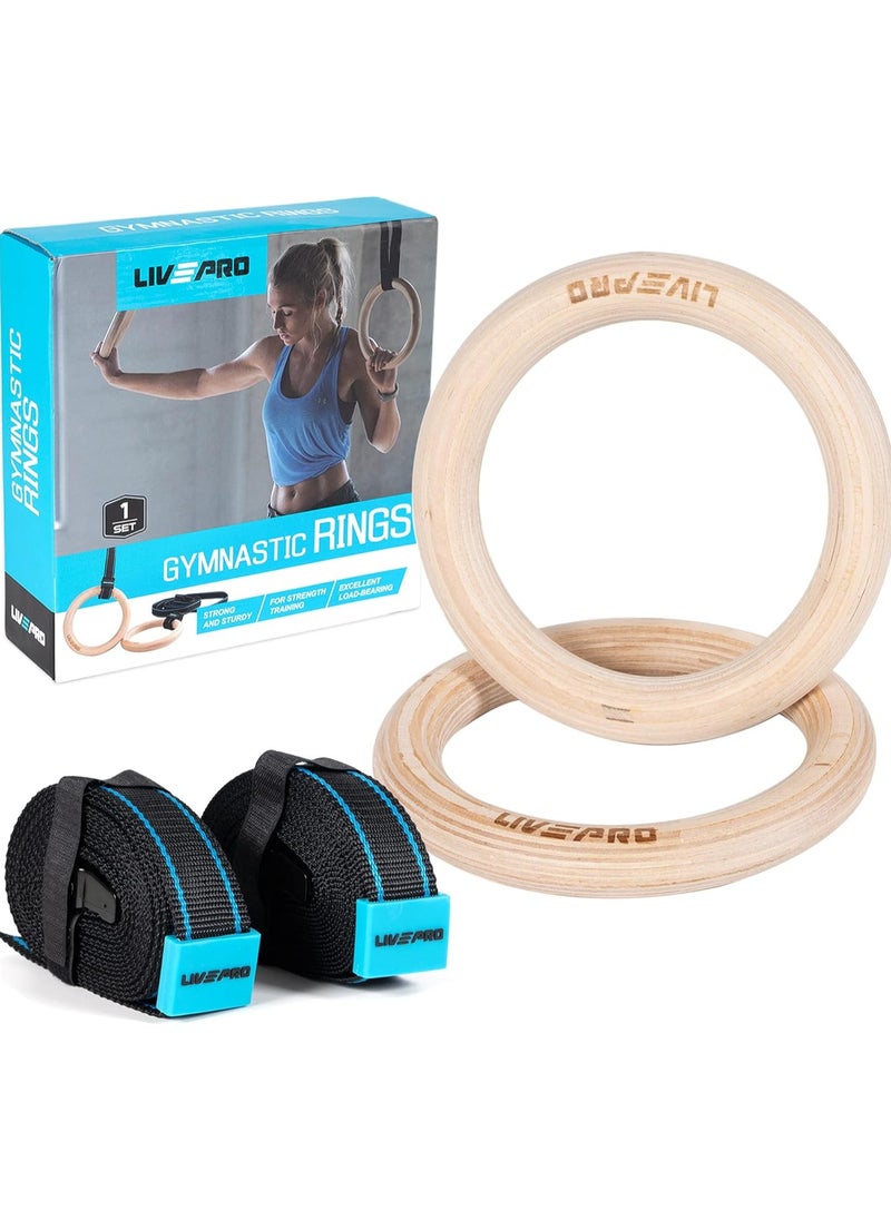 TA SPORT LIVEPRO WOOD GYM RING LP8123  - Image 1