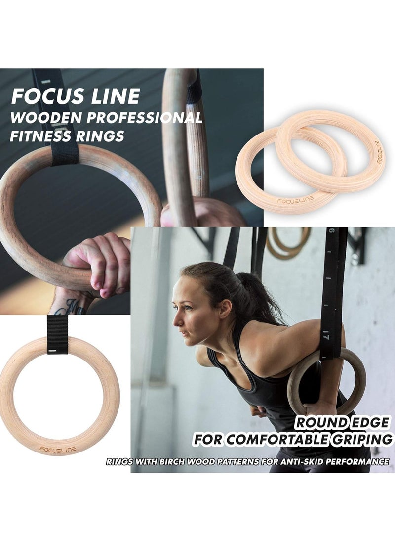 TA SPORT LIVEPRO WOOD GYM RING LP8123  - Image 2