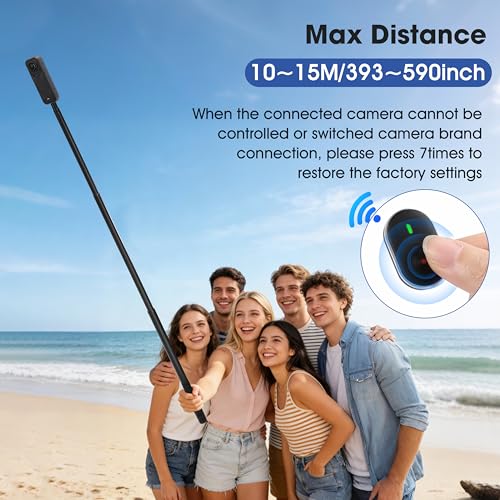 STARTRC VCR Remote for insta360 GO Ultra/X5/X4 Air/X3/Ace Pro 2 Mini Ring Control for Gopro Hero 13 12 11 Max 2 for DJI Osmo Action 6 5 360 Accessories Phone Wireless Remote - Image 4