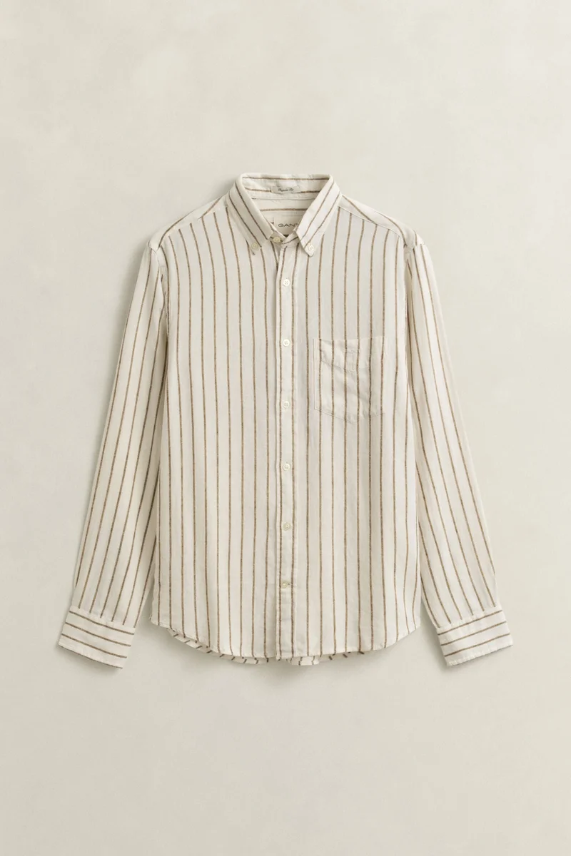 GANT  Striped Linen Blend Shirt for Men | Best Price UAE