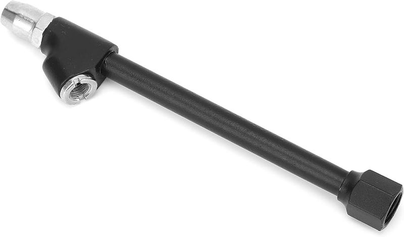 دبل هيد هواء تشاك 1 4 إن بي تي إم ممتد لشاحنة سيارة إطار 6 6 بوصة زنك سداسي الرأس أنابيب حديد أسود - Image 4