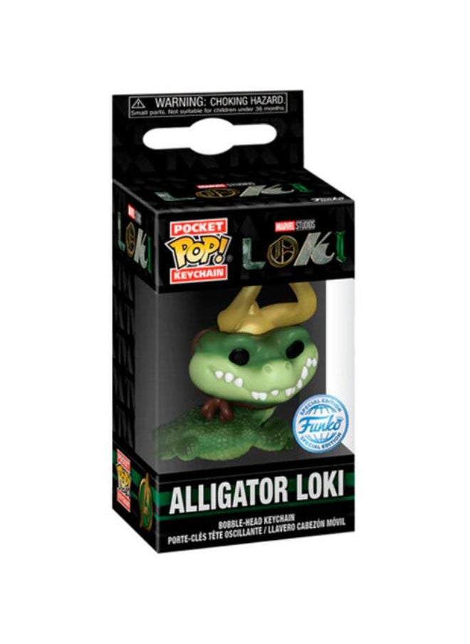 Funko Pocket Pop! Super Heroes :  Loki - Alligator Loki  - Image 3